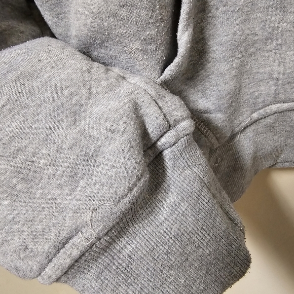 Canada Weather Gear Gray Fleece Lined Hooded Lightweight Jacket - Picture 7 of 13